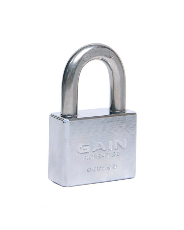 GCI-750SUS Stainless Steel Shackle Padlock | Gain Malaysia