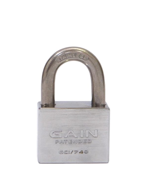 GCI-740SUS Stainless Steel Shackle Padlock | Gain Malaysia